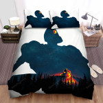 The Iron Giant (1999) Night Sky Movie Poster Bed Sheets Spread Comforter Duvet Cover Bedding Sets