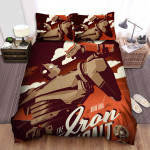 The Iron Giant (1999) Weightlifting Movie Poster Bed Sheets Spread Comforter Duvet Cover Bedding Sets