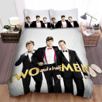 Two And A Half Men (2003–2015) Movie Poster Bed Sheets Spread Comforter Duvet Cover Bedding Sets