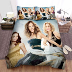 Sex And The City (1998–2004) Movie Poster Theme Bed Sheets Spread Comforter Duvet Cover Bedding Sets
