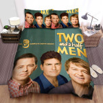 Two And A Half Men (2003–2015) Season 8 Poster Bed Sheets Spread Comforter Duvet Cover Bedding Sets