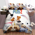 The Secret Life Of Pets 2 (2019) Movie Poster Fanart Bed Sheets Spread Comforter Duvet Cover Bedding Sets