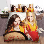 2 Broke Girls (2011–2017) Movie Poster 2 Bed Sheets Spread Comforter Duvet Cover Bedding Sets