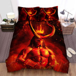 Hellboy The Flames Bed Sheets Spread Comforter Duvet Cover Bedding Sets