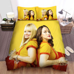 2 Broke Girls (2011–2017) Movie Poster Fanart 2 Bed Sheets Spread Comforter Duvet Cover Bedding Sets