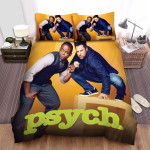 Psych (2006–2014) Movie Poster Fanart Bed Sheets Spread Comforter Duvet Cover Bedding Sets