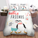 The Wildlife - Selfie Friends From The Penguin Bed Sheets Spread Duvet Cover Bedding Sets