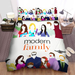 Modern Family (2009–2020) Complete Series Poster Bed Sheets Spread Comforter Duvet Cover Bedding Sets