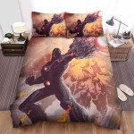 Classic Heroes Posters Cyborg Bed Sheets Spread Comforter Duvet Cover Bedding Sets