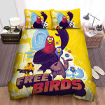Free Birds (2013) Movie Illustration Bed Sheets Spread Comforter Duvet Cover Bedding Sets