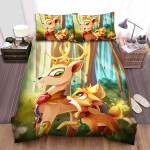 The Wildlife - The Deer Hero Cartoon Bed Sheets Spread Duvet Cover Bedding Sets