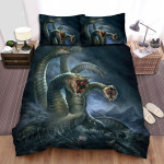 Wrathful Hydra On The Sea Artwork Bed Sheets Spread Duvet Cover Bedding Sets