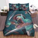 Knight Breaking Hydra's Fang Digital Painting Bed Sheets Spread Duvet Cover Bedding Sets