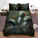 Hydra Encounter At A Stream Bed Sheets Spread Duvet Cover Bedding Sets
