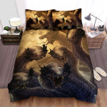 Frightening Hydra In Water Bed Sheets Spread Duvet Cover Bedding Sets