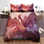 Winged Hydra Encounter Bed Sheets Spread Duvet Cover Bedding Sets