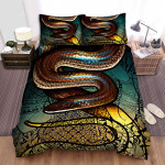 The Wildlife - The Shining Snake Pattern Bed Sheets Spread Duvet Cover Bedding Sets