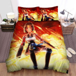 Kabaneri Of The Iron Fortress Nue Mumei In Flame Artwork Bed Sheets Spread Duvet Cover Bedding Sets