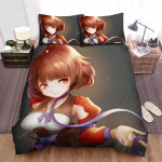 Kabaneri Of The Iron Fortress Smiling Mumei Portrait Bed Sheets Spread Duvet Cover Bedding Sets