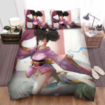 Kabaneri Of The Iron Fortress Mumei On Her Knees Artwork Bed Sheets Spread Duvet Cover Bedding Sets