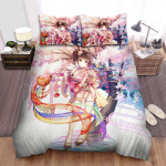 Kabaneri Of The Iron Fortress Mumei Under Cherry Blossom Tree Artwork Bed Sheets Spread Duvet Cover Bedding Sets