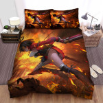 Kabaneri Of The Iron Fortress Mumei On Battlefield Art Painting Bed Sheets Spread Duvet Cover Bedding Sets