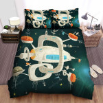 Time Squad The Space Ship Bed Sheets Spread Duvet Cover Bedding Sets