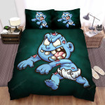 Halloween Blue Baby Zombie Bed Sheets Spread Duvet Cover Bedding Sets