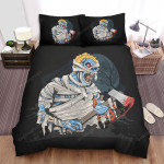 Halloween Zombie With Bloody Axe Bed Sheets Spread Duvet Cover Bedding Sets