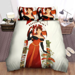 Bloody Mary With Tomatoes Illustration Bed Sheets Spread Duvet Cover Bedding Sets