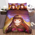Hell Girl Ai Enma With Ichimokuren & Hone Onna Artwork Bed Sheets Spread Duvet Cover Bedding Sets