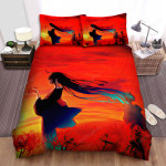 Hell Girl Ai Enma At Sunset Artwork Bed Sheets Spread Duvet Cover Bedding Sets