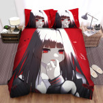 Hell Girl Ai Enma's Red Eyes Artwork Bed Sheets Spread Duvet Cover Bedding Sets