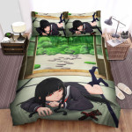 Hell Girl Ai Enma With His Doll Artwork Bed Sheets Spread Duvet Cover Bedding Sets