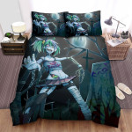 Halloween Zombie Punk Girl Artwork Bed Sheets Spread Duvet Cover Bedding Sets