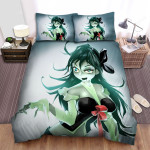 Halloween Evil Zombie Girl Illustration Bed Sheets Spread Duvet Cover Bedding Sets