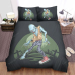 Halloween Zombie Creepy Walking Bed Sheets Spread Duvet Cover Bedding Sets