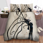 Halloween Slenderman With Giant Hands Bed Sheets Spread Duvet Cover Bedding Sets