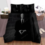 Halloween Faceless Slenderman Artwork Bed Sheets Spread Duvet Cover Bedding Sets