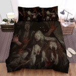 Halloween Scary Vampires In The Dark Bed Sheets Spread Duvet Cover Bedding Sets