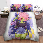 Halloween Frankenstein Girl In Street Style Bed Sheets Spread Duvet Cover Bedding Sets