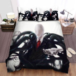 Halloween Slenderman Come With Me Artwork Bed Sheets Spread Duvet Cover Bedding Sets