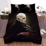 Halloween Vampire Count Dracula Realistic Portrait Bed Sheets Spread Duvet Cover Bedding Sets