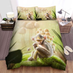The Wild Animal - The Mushroom Monkey Bed Sheets Spread Duvet Cover Bedding Sets