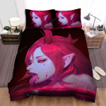 Halloween Vampire Girl In Blood Bath Bed Sheets Spread Duvet Cover Bedding Sets