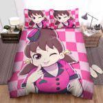 Mr. Osomatsu Totoko Yowai In Pink Maid Costume Bed Sheets Spread Duvet Cover Bedding Sets