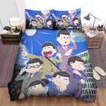 Mr. Osomatsu The Sextuplets In Grown-Up Clothes Bed Sheets Spread Duvet Cover Bedding Sets