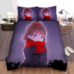Mr. Osomatsu Totoko Yowai With Red Scaff Artwork Bed Sheets Spread Duvet Cover Bedding Sets