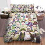 Mr. Osomatsu Jyushimatsu Matsuno Artwork Bed Sheets Spread Duvet Cover Bedding Sets