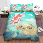 The Japanese Fish - The Giant Koi Herd Chasing Us Bed Sheets Spread Duvet Cover Bedding Sets